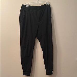FLX Active Pants  Size M  Black  Drawstring Waist + Zip Pocket